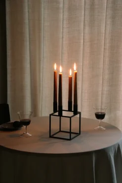 Hot Audo Copenhagen Candelabro Kubus 4, Negro