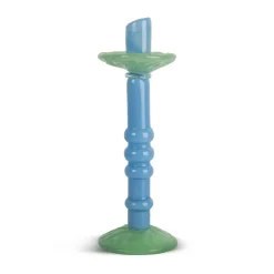 Outlet Byon Candelabro Lara L 32 cm, Azul claro-verde menta AzulVerde