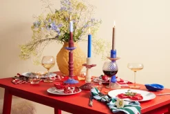 Discount Byon Candelabro Lara L 32 cm, Burdeos Rojo