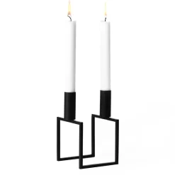 Hot Audo Copenhagen Candelabro Line, Negro