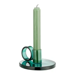 Discount Muurla Candelabro Loop Ø11 cm, Azul verdoso Verde