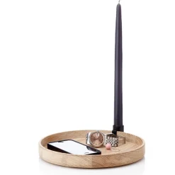 Online Applicata Candelabro Luna, roble-negro MarrónNegro