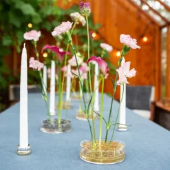 New KLONG Candelabro Marriage Duo 2 piezas, latón-plata Color doradoPlateado