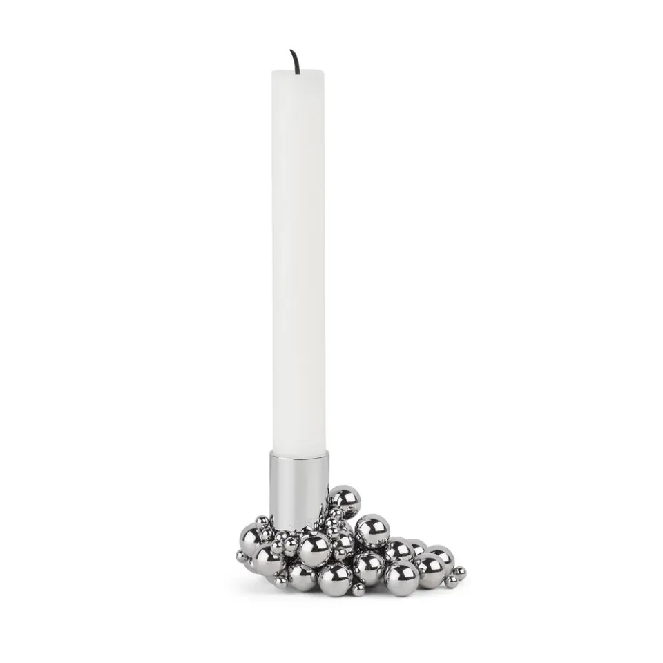 Hot Gejst Candelabro Molekyl 1, Cromo Plateado