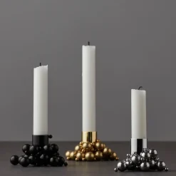 Hot Gejst Candelabro Molekyl 1, Cromo Plateado