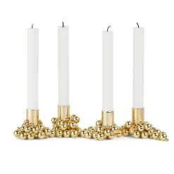 Online Gejst Candelabro Molekyl 4, latón Color dorado