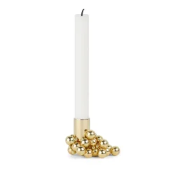 Best Gejst Candelabro Molekyl 1, latón Color dorado