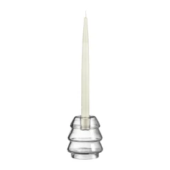 Muurla Candelabro 10,5 cm, Abeto Transparente