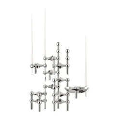 Online STOFF Candelabro Nagel, cromo Plateado
