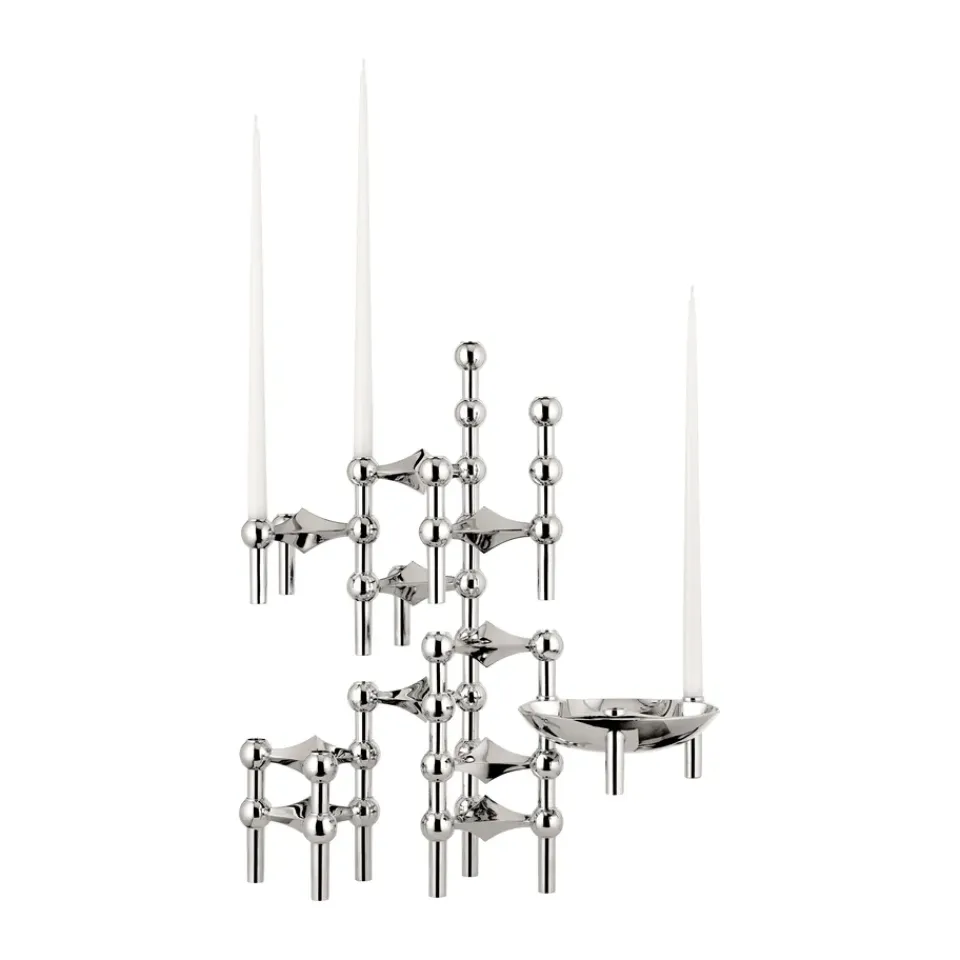 Online STOFF Candelabro Nagel, cromo Plateado