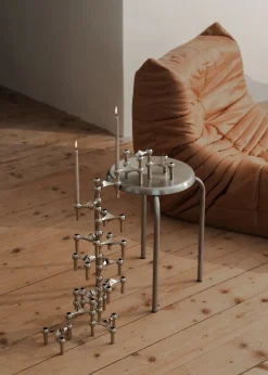 Online STOFF Candelabro Nagel, cromo Plateado