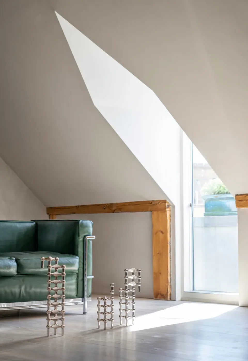 Online STOFF Candelabro Nagel, cromo Plateado