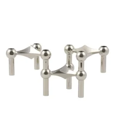 Online STOFF Candelabro Nagel, cromo Plateado