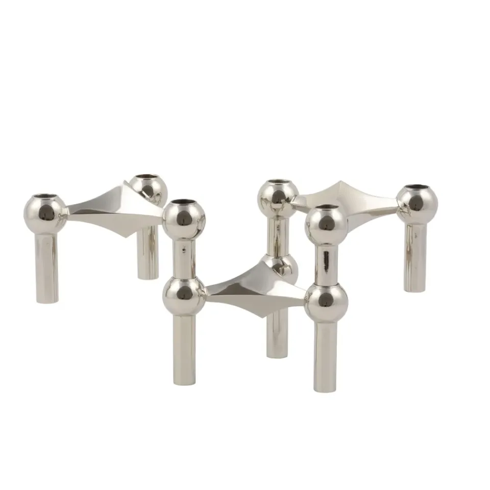 Online STOFF Candelabro Nagel, cromo Plateado