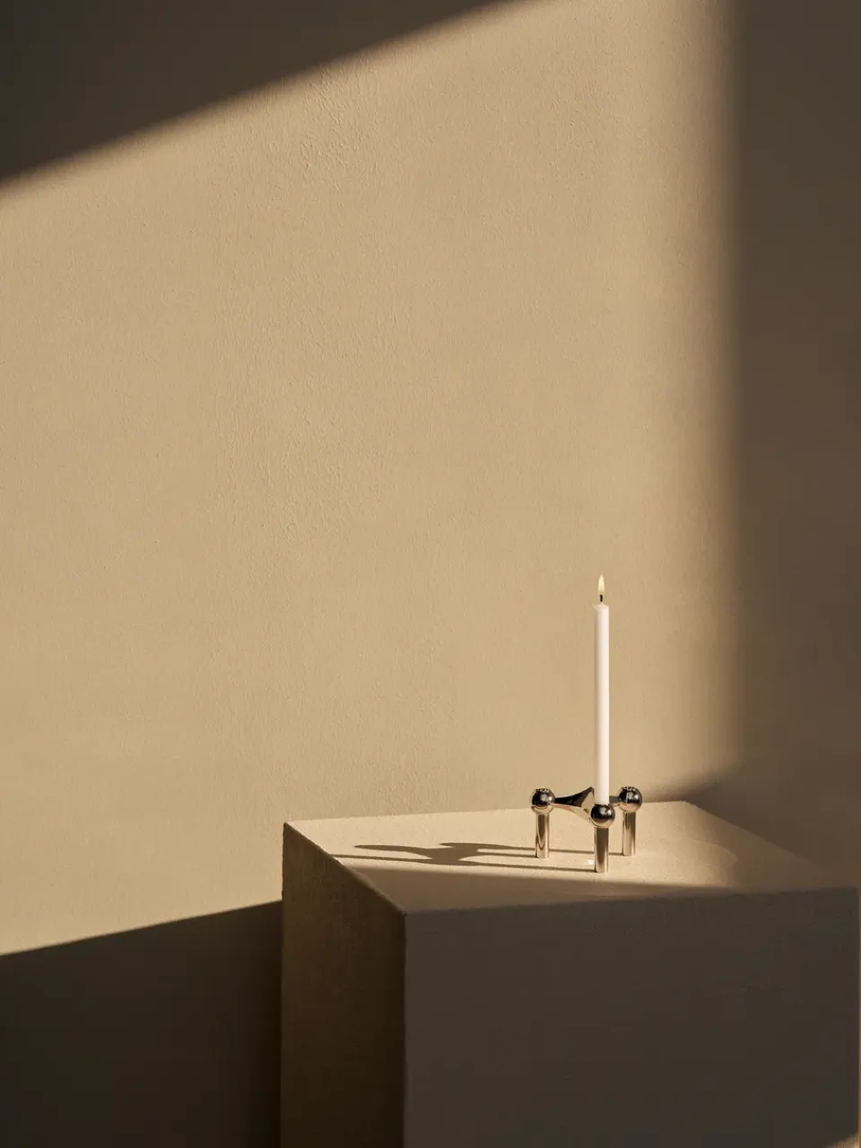 Online STOFF Candelabro Nagel, cromo Plateado