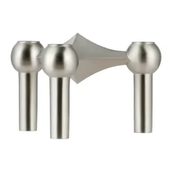 Online STOFF Candelabro Nagel, Cromo cepillado Plateado