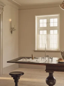 Online STOFF Candelabro Nagel, Cromo cepillado Plateado