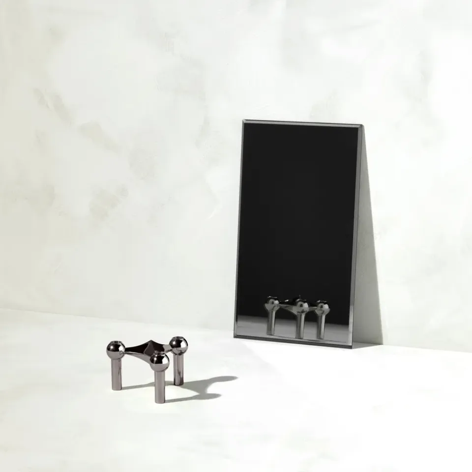 Sale STOFF Candelabro Nagel, cromo negro Gris