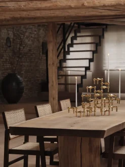 Clearance STOFF Candelabro Nagel, latón Color dorado