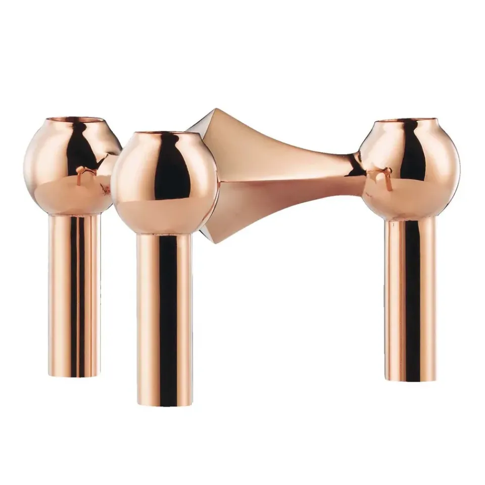 Outlet STOFF Candelabro Nagel, oro Rosa