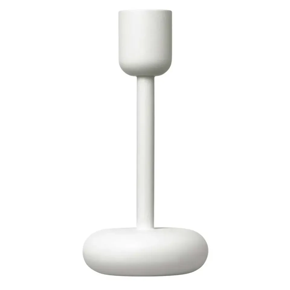 Outlet Iittala Candelabro Nappula, , grande 183 mm Blanco