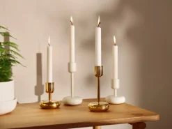 Outlet Iittala Candelabro Nappula latón, pequeño 107 mm Color dorado