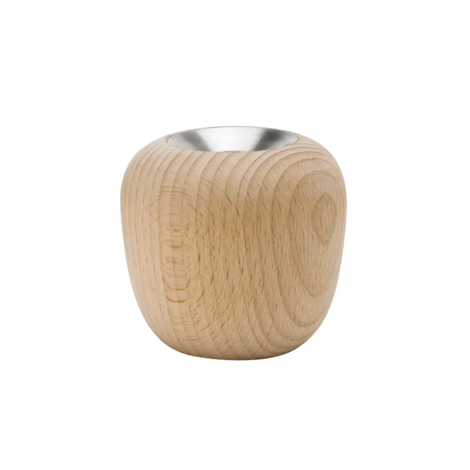 Sale Stelton Candelabro Ora madera, pequeño MarrónPlateado