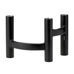 Discount Stelton Candelabro Ora trearmad, Negro