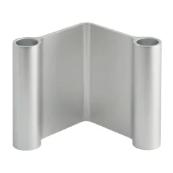 Discount Muuto Candelabro Pair 11 cm, Aluminio Plateado