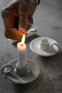 Sale ERNST Candelabro para vela , Vainilla Blanco