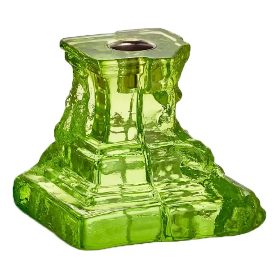 Best Kosta Boda Candelabro Rocky Baroque 95 mm, Kryptonit Verde