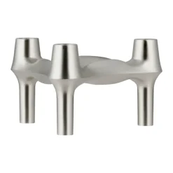 Clearance STOFF Candelabro BMF, Cromo cepillado Plateado