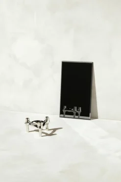 Sale STOFF Candelabro Nagel BMF, cromo Plateado