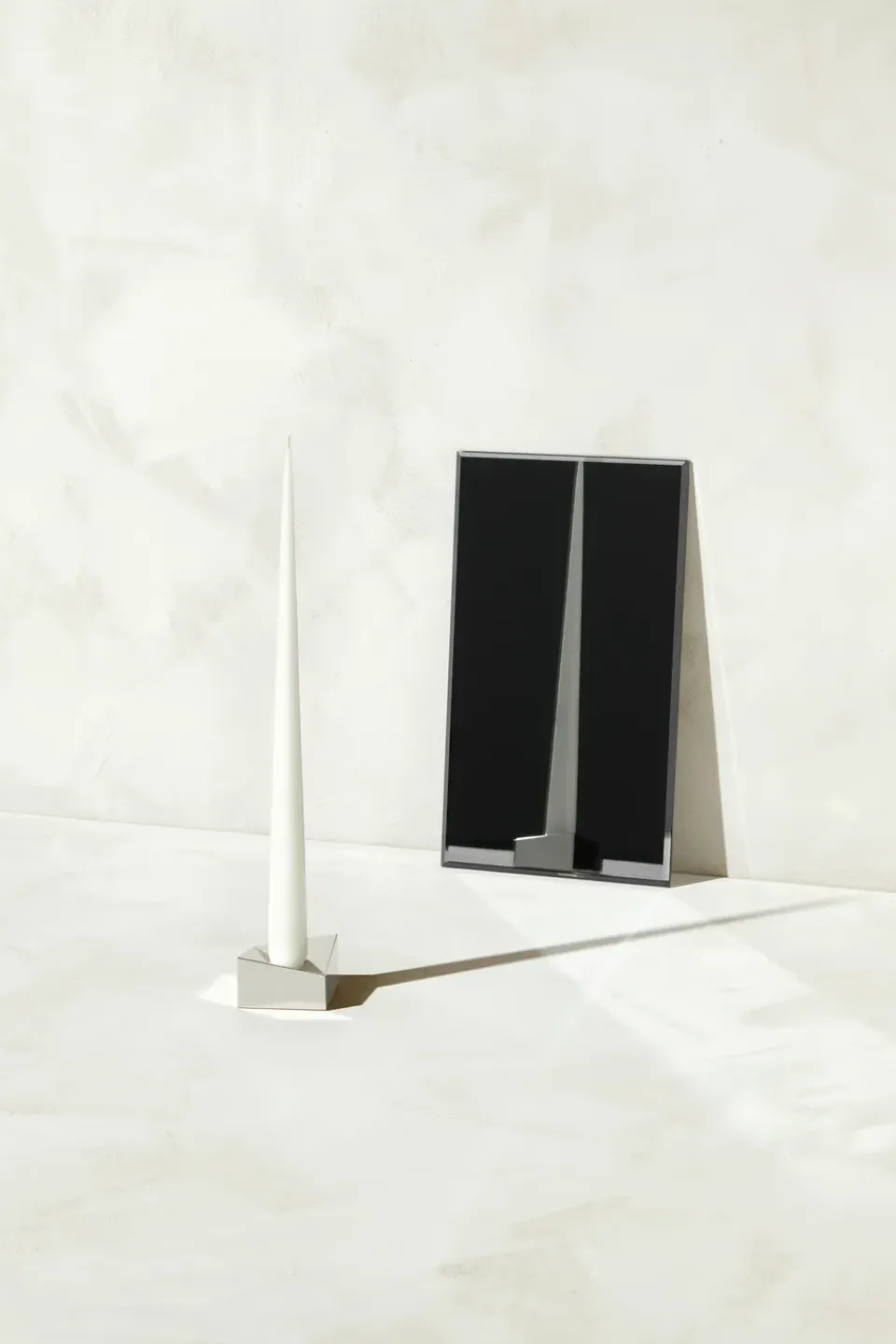 Best STOFF Candelabro Nagel reflect large 3,2 cm, cromo Plateado