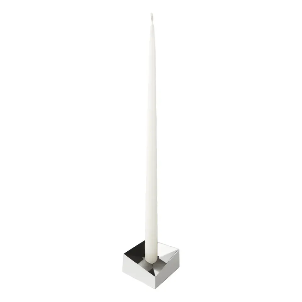 Clearance STOFF Candelabro Nagel reflect small 2,7 cm, cromo Plateado
