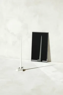 Clearance STOFF Candelabro Nagel reflect small 2,7 cm, cromo Plateado