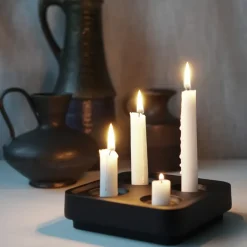 Online Born In Sweden Candelabro Stumpastaken Fyran, Negro