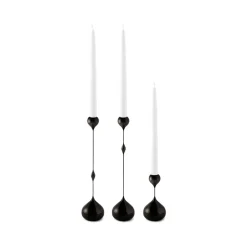 KLONG Candelabro Tender pequeño, Negro