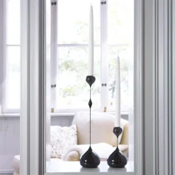 KLONG Candelabro Tender pequeño, Negro
