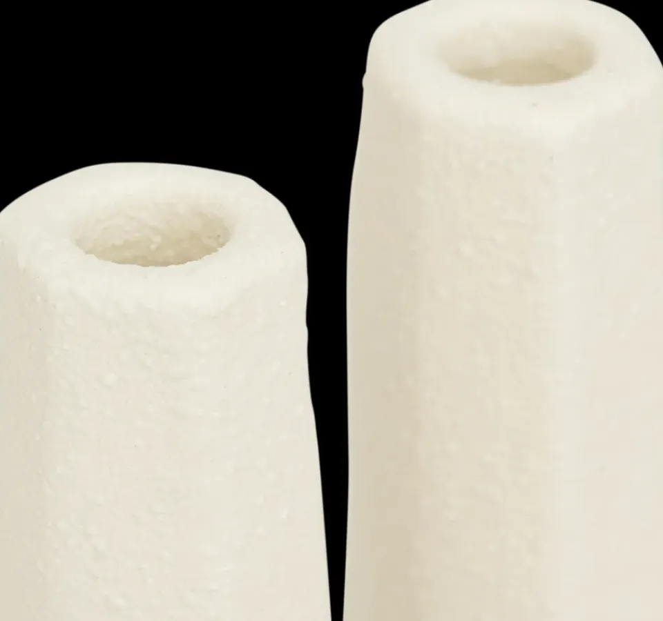 URBAN NATURE CULTURE Candelabro Tomas 11cm, Off white Blanco