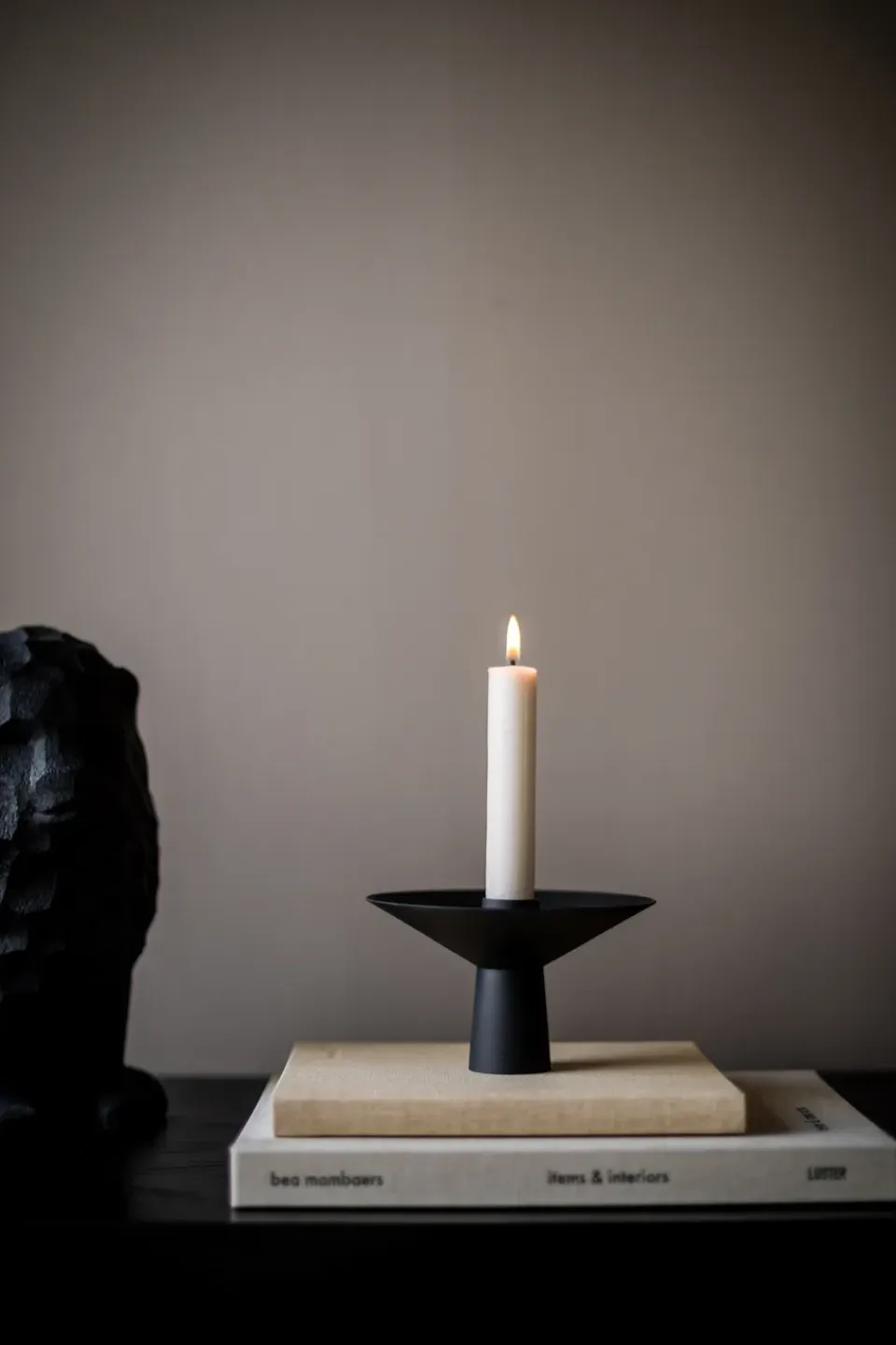 Discount Cooee Design Candelabro Uma, Black Negro