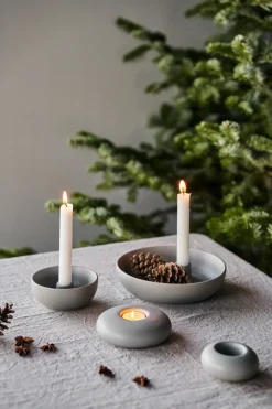 Scandi Living Candelabro Valley Ø21 cm, Gris