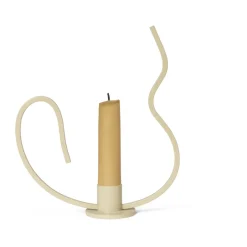 Best Ferm Living Candelabro Valse low, Cashmere Beige