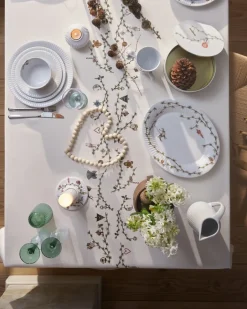 Sale Kähler Canelabro para vela gruesa Hammershøi Christmas Ø13 cm, Blanco