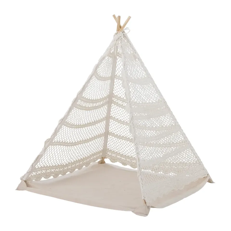 Online Bloomingville Carpa infantil Herle 100 cm, Nature Blanco