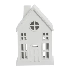 Outlet Lene Bjerre Casa decorativa Seholia 17 cm, White Blanco