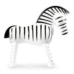 Kay Bojesen Denmark Cebra de madera, negro-blanco Marrón