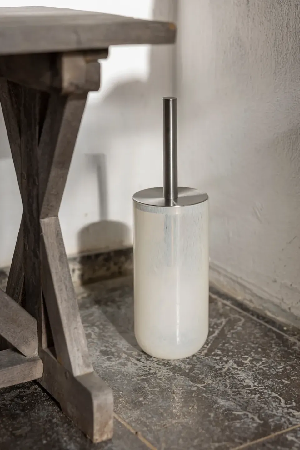 Best Mette Ditmer Cepillo de baño Opal, Lino Blanco