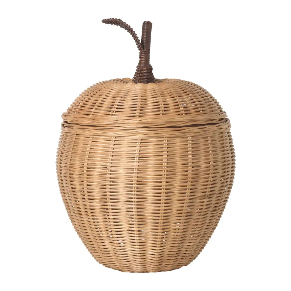Outlet Ferm Living Cesta Apple, pequeña Beige