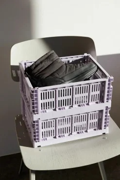 New HAY Cesta Colour Crate M 26,5x34,5 cm, Lavender Púrpura